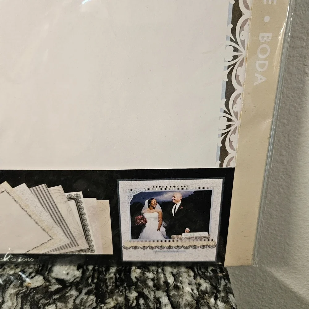 New Me‎ & My Big Ideas Scrapbook Page Kit Wedding12x12